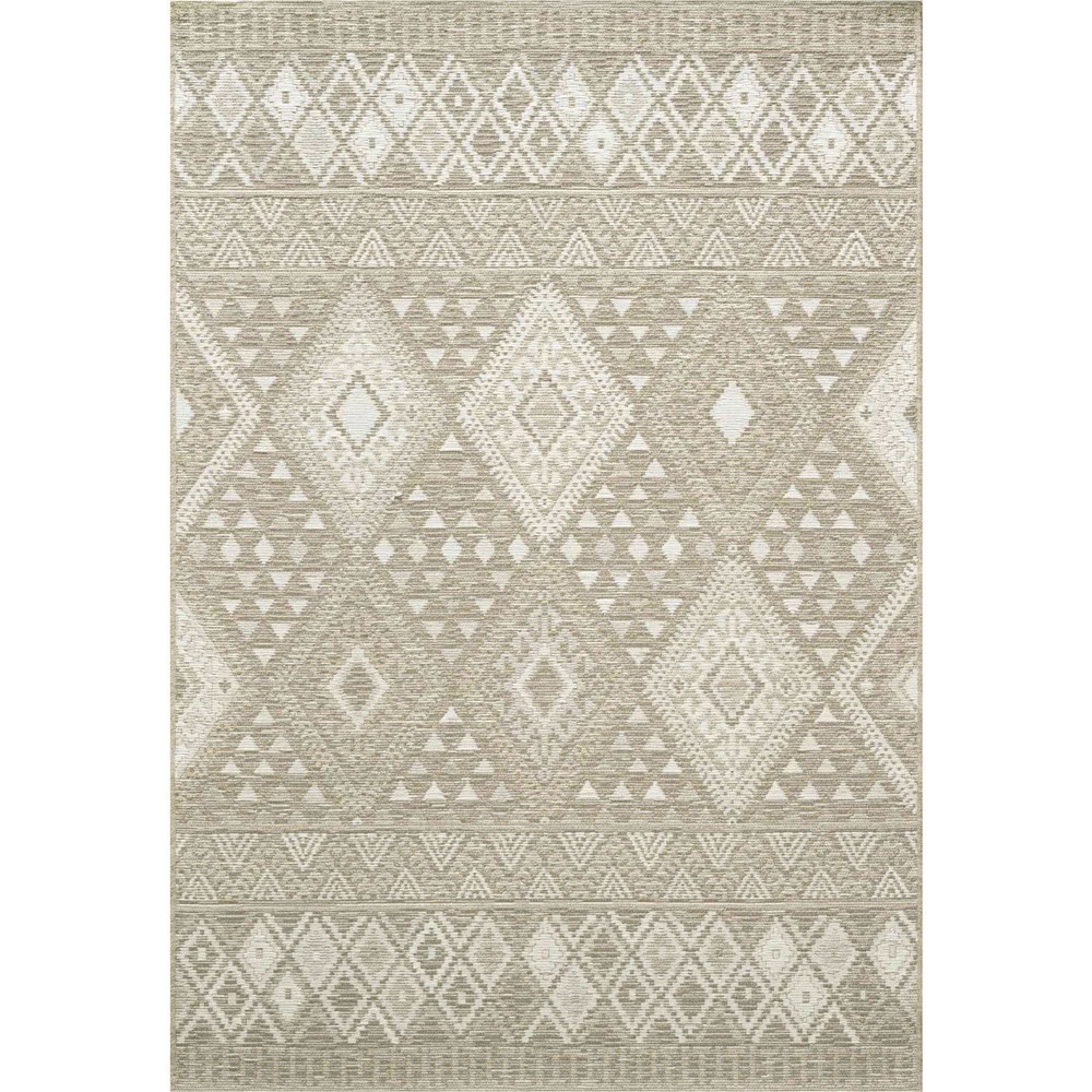 Cabana 84006 7001 Boho Flatweave Rug in Beige